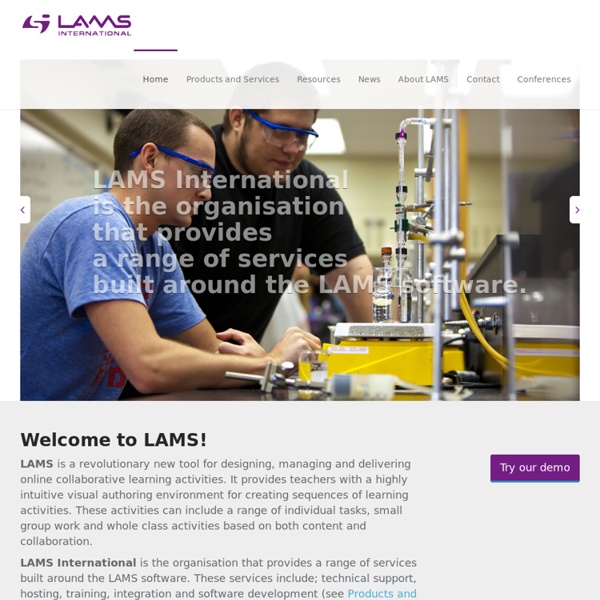 LAMS: Learning Activity Management System