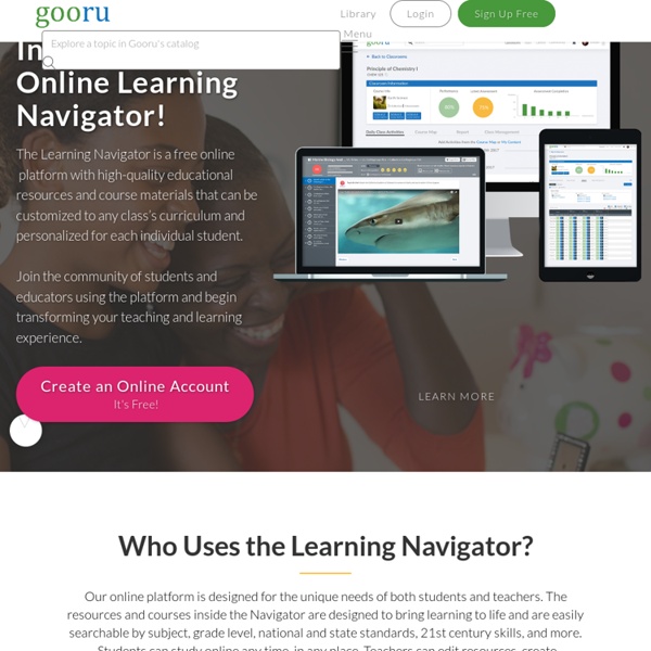 Gooru Learning Navigator