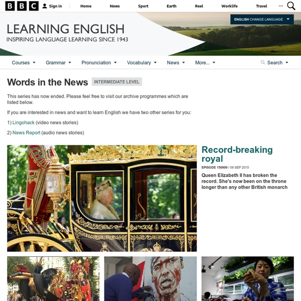 BBC Learning English - Words in the News