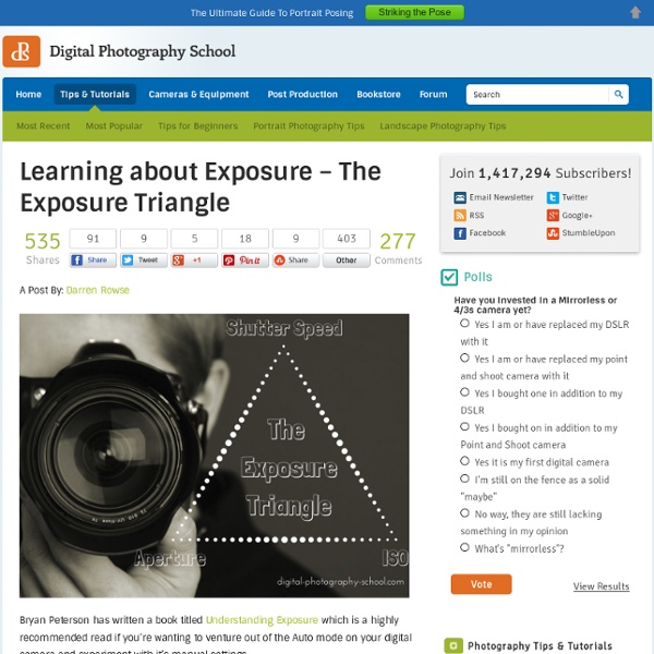 Learning about Exposure - The Exposure Triangle
