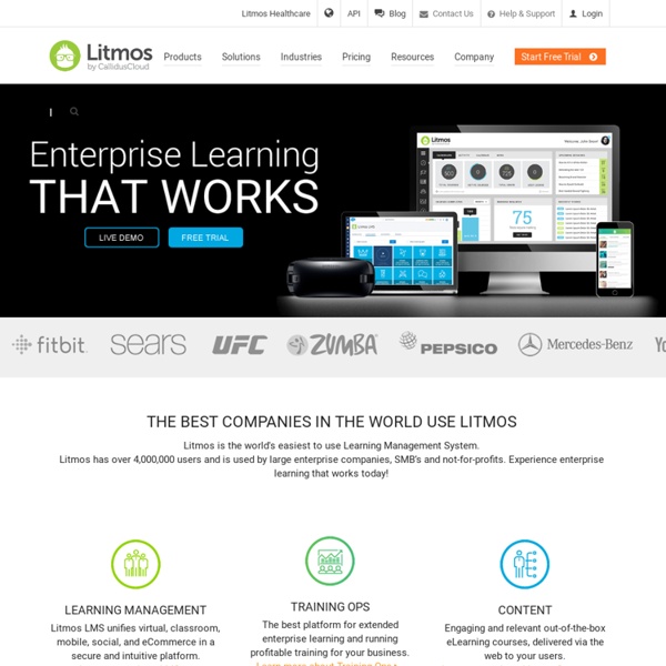 Litmos LMS, Easy to use Online Training Software & Learning Management System