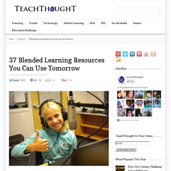 37 Blended Learning Resources You Can Use Tomorrow