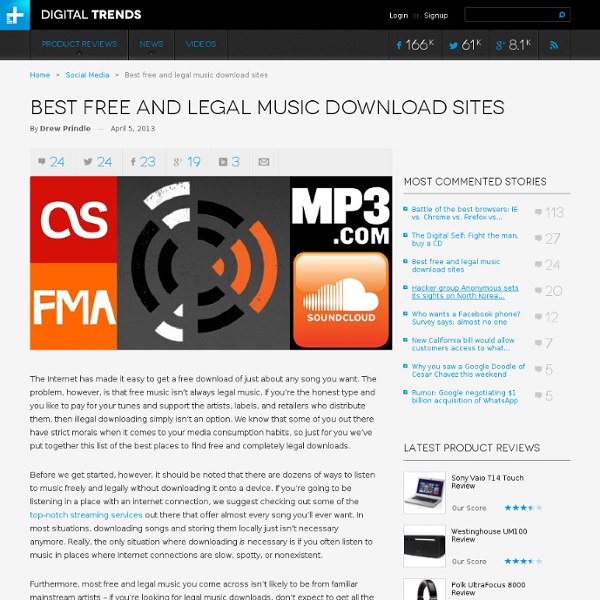 Best Sites To Download Music Legally