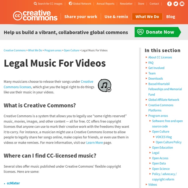 Legal Music For Videos