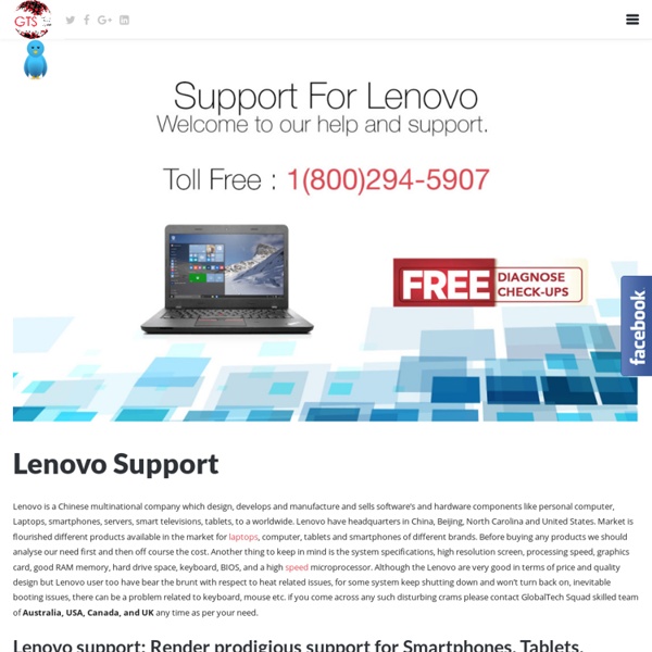 Lenovo Support Number