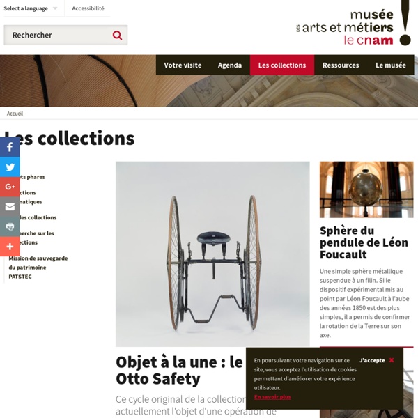 RUB SITE Cnam : Les collections du musée des arts et métiers
