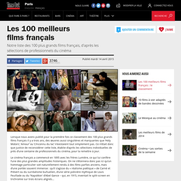Les 100 meilleurs films français ACCUEIL