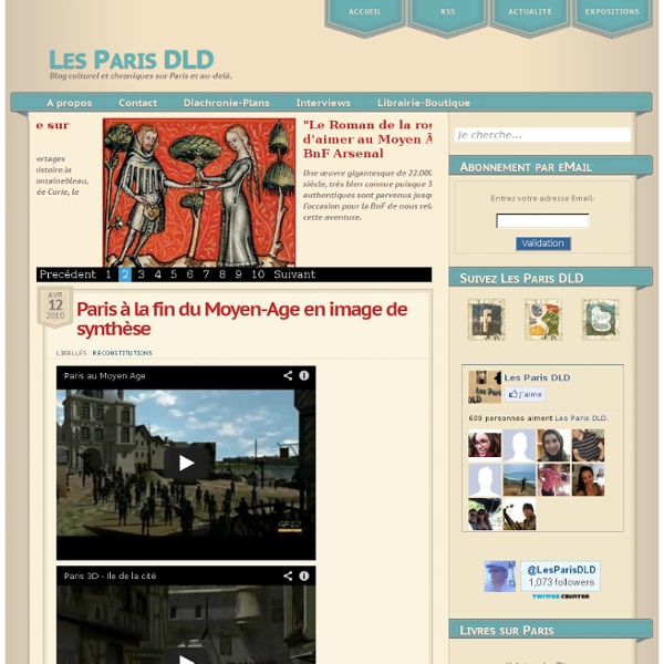 Les Paris DLD: Paris à la fin du Moyen-Age en image de synthèse