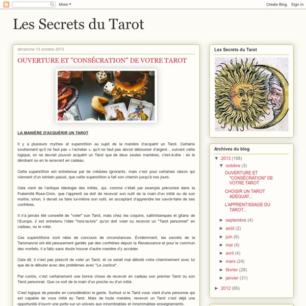 Les Secrets du Tarot