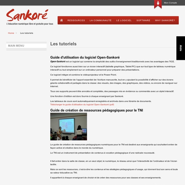 Les tutoriels