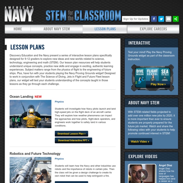 Navy STEM for the Classroom