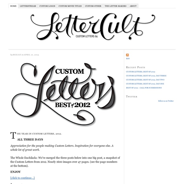 LetterCult — Custom Letter Culture
