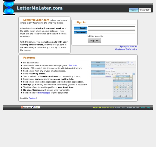 LetterMeLater.com