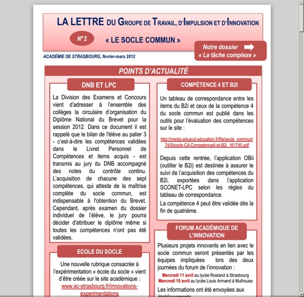 Www.ac-strasbourg.fr/fileadmin/pro/GT2I/Socle/Lettre_GT2I_n__2.pdf