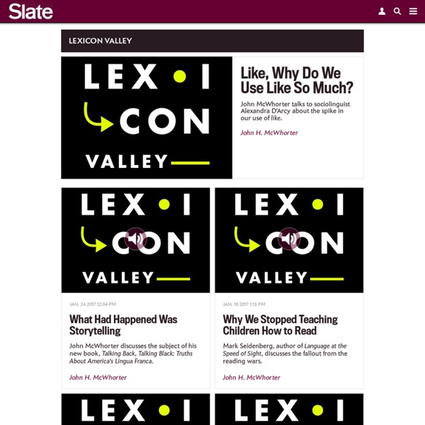 Lexicon Valley