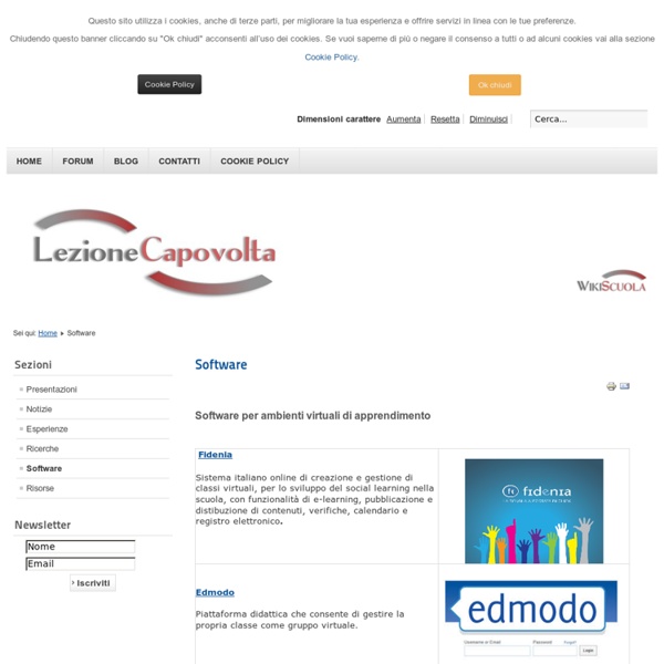 Lezione Capovolta - Software
