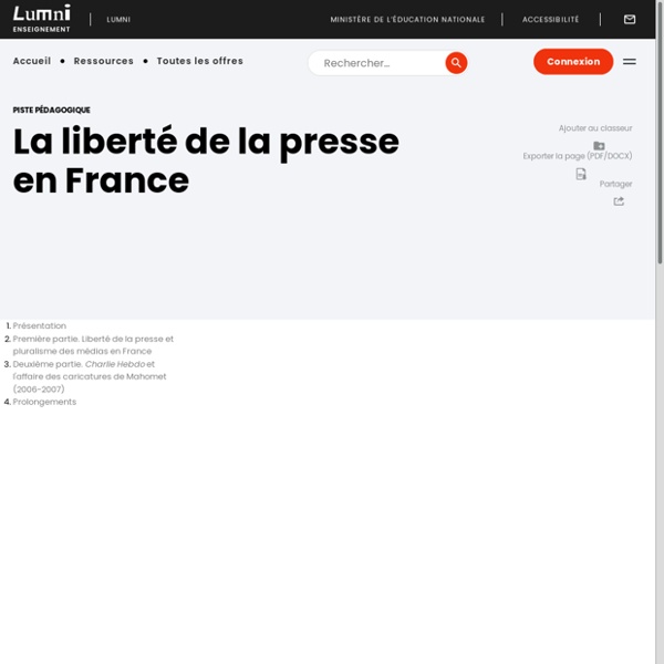 La liberté de la presse en France