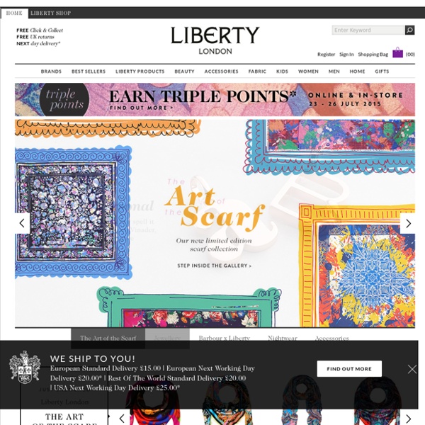 Gifts for Her and Gifts for Him, Luxury Gift Ideas from Liberty Online