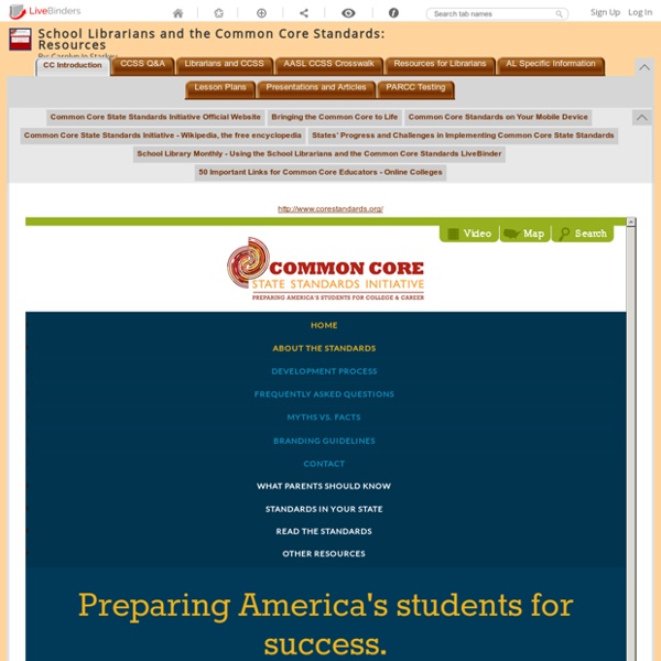 School Librarians and the Common Core Standards: Resources