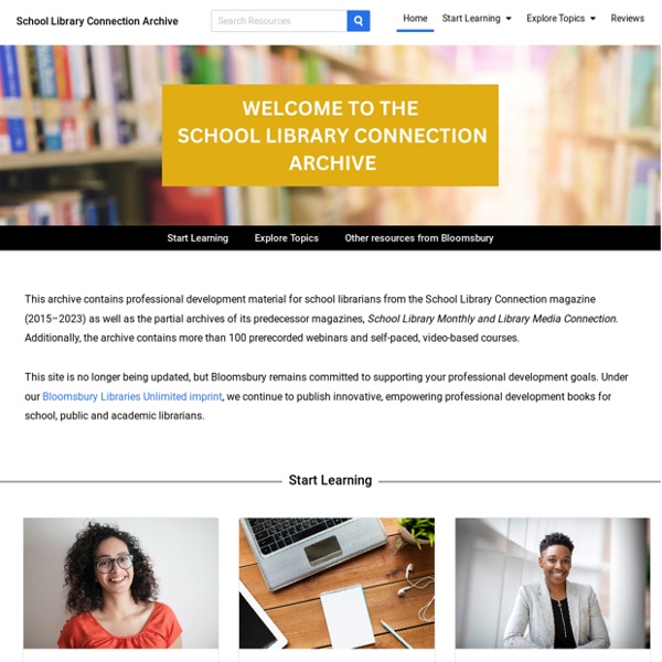 School Library Connection Home