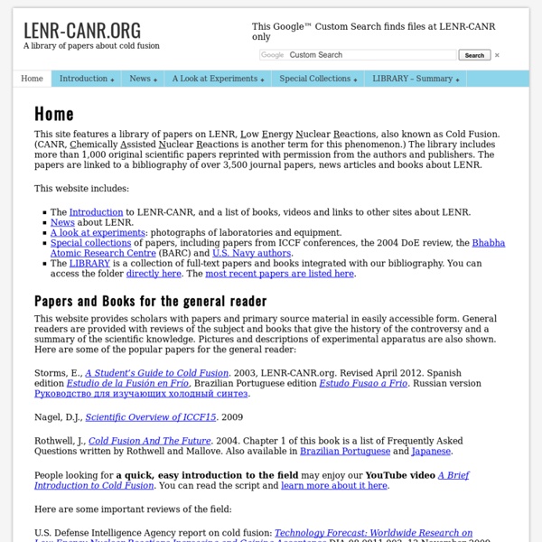 LENR-CANR.org