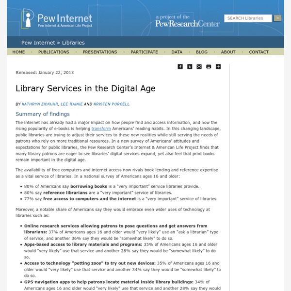 Library Services in the Digital Age