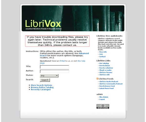 LibriVox: Search Results