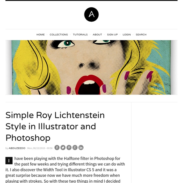 Simple Roy Lichtenstein Style in Illustrator and Photoshop