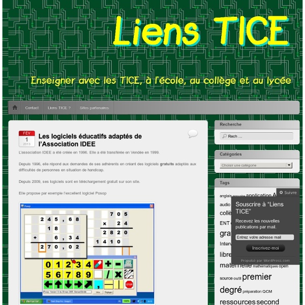 Enseigner avec les TICE à l'école, au collège et au lycée