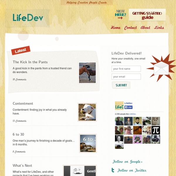 LifeDev — Helping Creative People Create