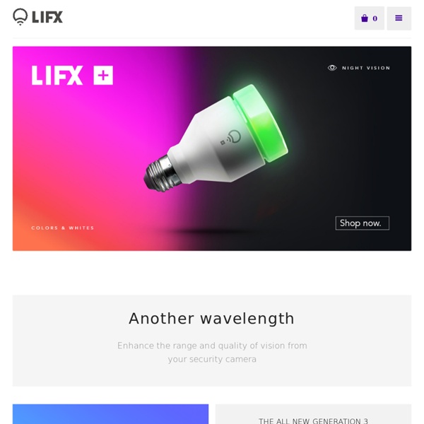 LIFX - the smart wifi light bulb