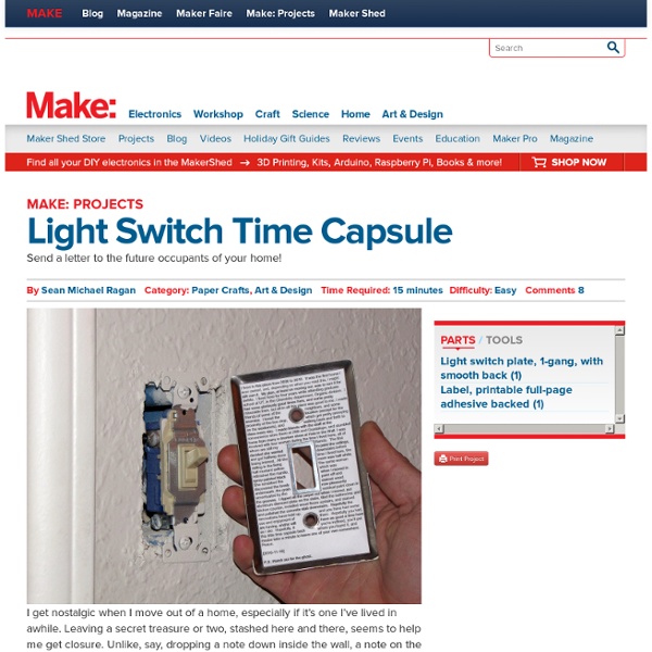Light Switch Time Capsule