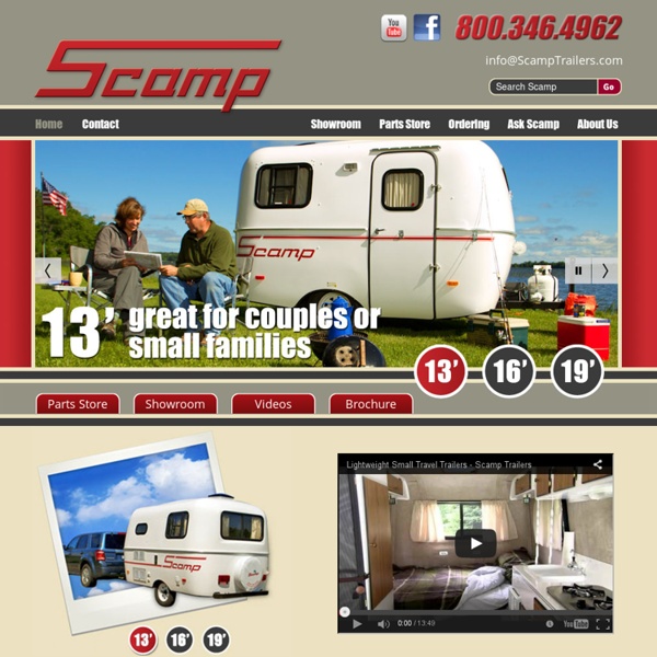 Scamp Travel Trailers: Small Lightweight Campers, Easily Towable