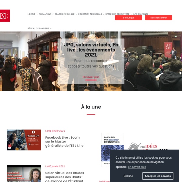 ESJ Lille - École Supérieure de Journalisme de Lille