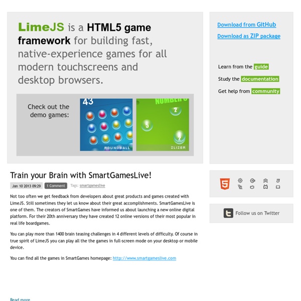 LimeJS HTML5 Game Framework