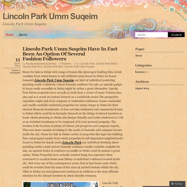 Lincoln Park Dubai