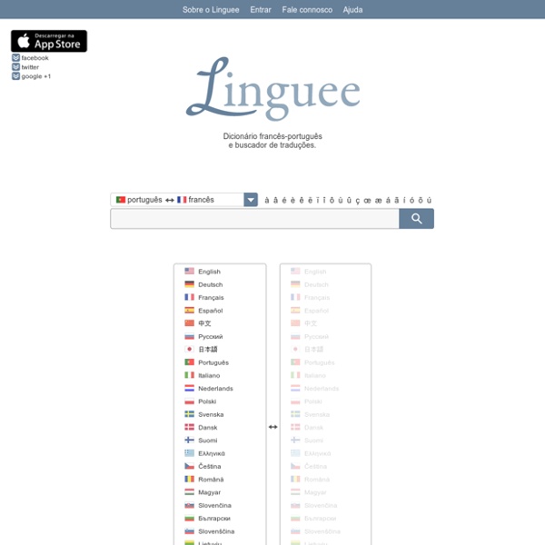 Dicionário inglês-português e outros idiomas
