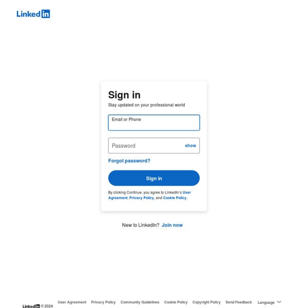 LinkedIn Login, Sign in