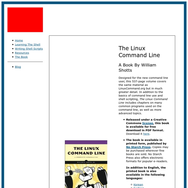 The Linux Command Line by William E. Shotts, Jr.