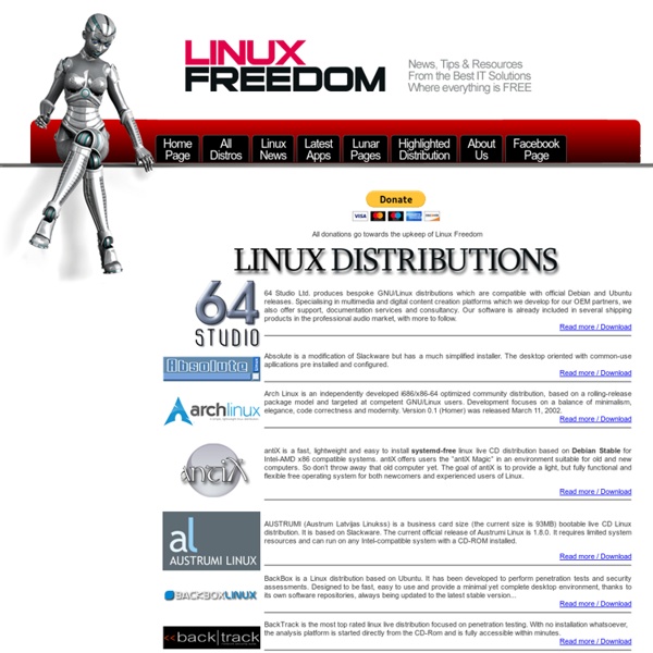 Linux Distros - Linux Freedom