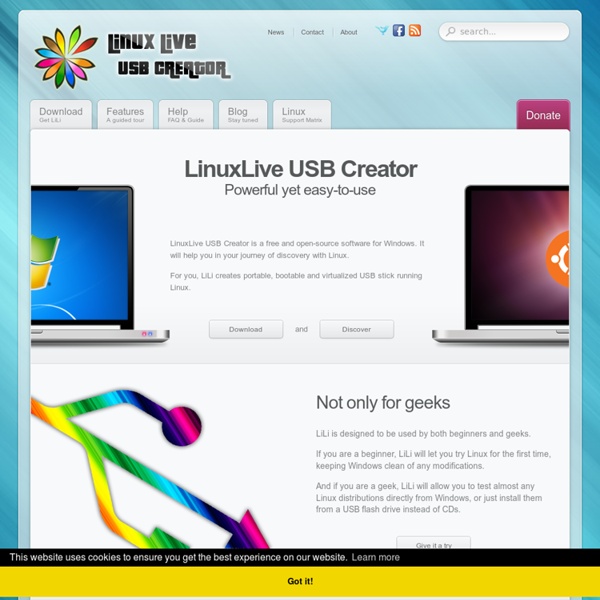 LinuxLive USB Creator