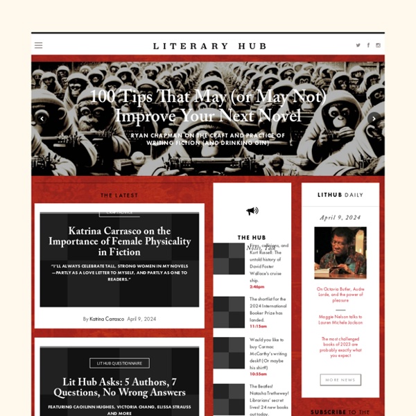 Literary Hub: The Best of the Literary Internet