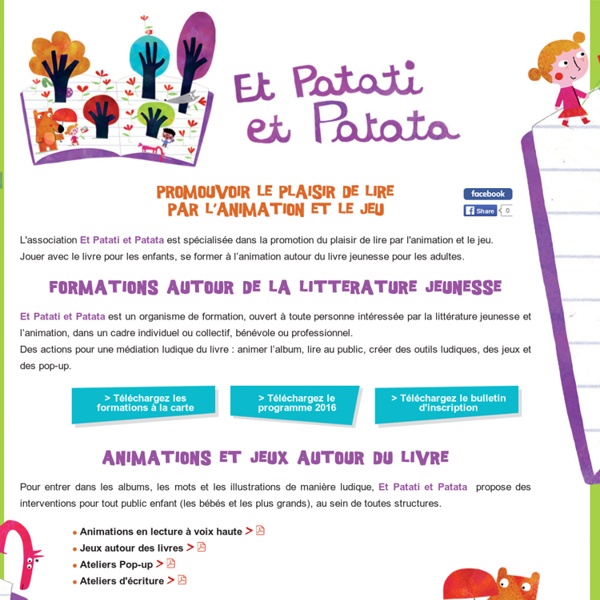 Animation autour du livre - Et patati et patata - Formation en litterature jeunesse - intervention ecole - jeu autour du livre - haute savoie - savoie - france