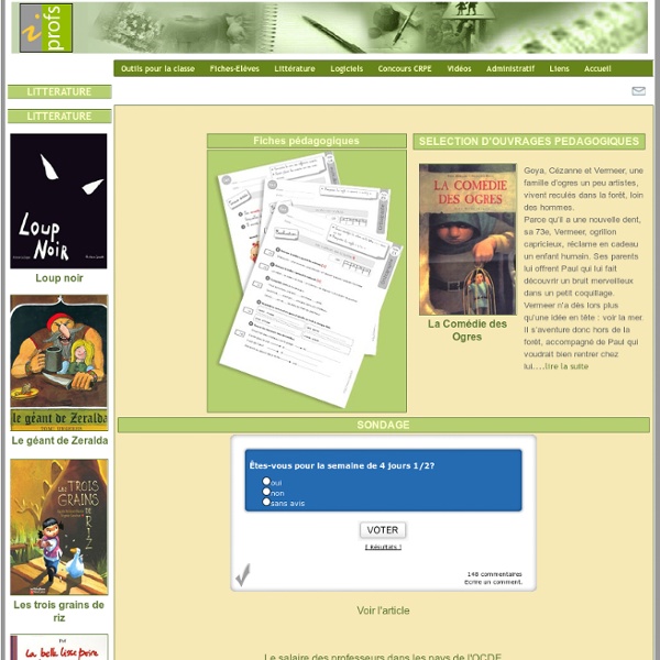 Litterature pour le CYCLE 2