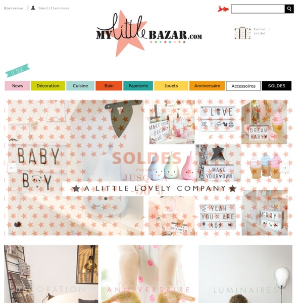 Accessoires Bazar pour enfants, vente en ligne par My Little Bazar.