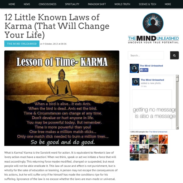 12 Little Known Laws of Karma (That Will Change Your Life)