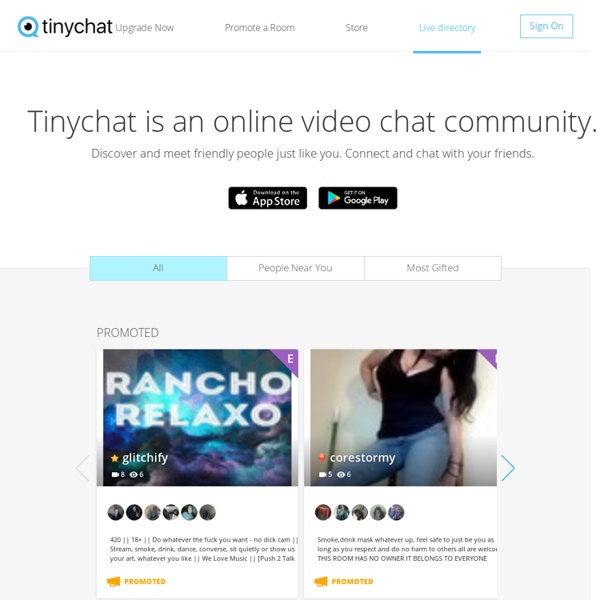 Tinychat - Salles de chat vidéos en direct, simple et facile.