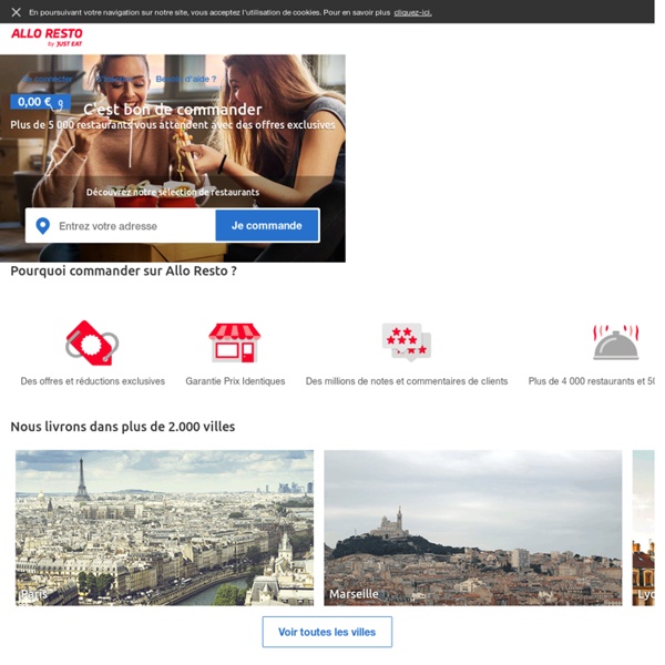 Alloresto, premier portail de restauration à domicile et de la r