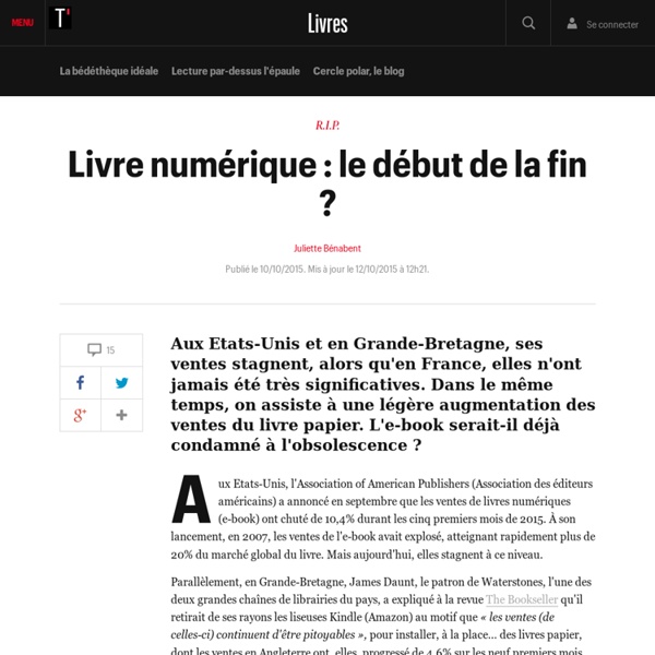 Livre numérique : le début de la fin ?