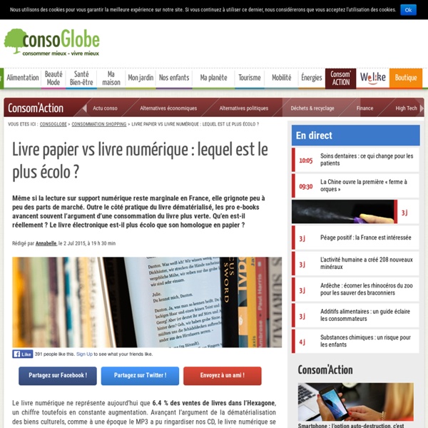 Livre papier vs livre numérique : lequel est le plus écolo ?